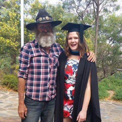 Sherice Ansell and her father Frank Ansell
